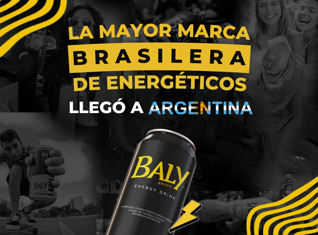 Baly Energizante Argentina - Bebida energética premium con cafeína y taurina